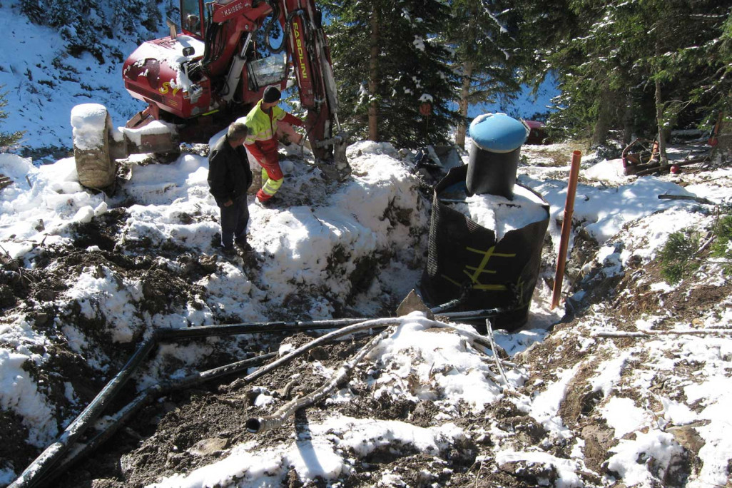 Erneuerung Wasserversorgungsanlage im Alpgebiet Scharans